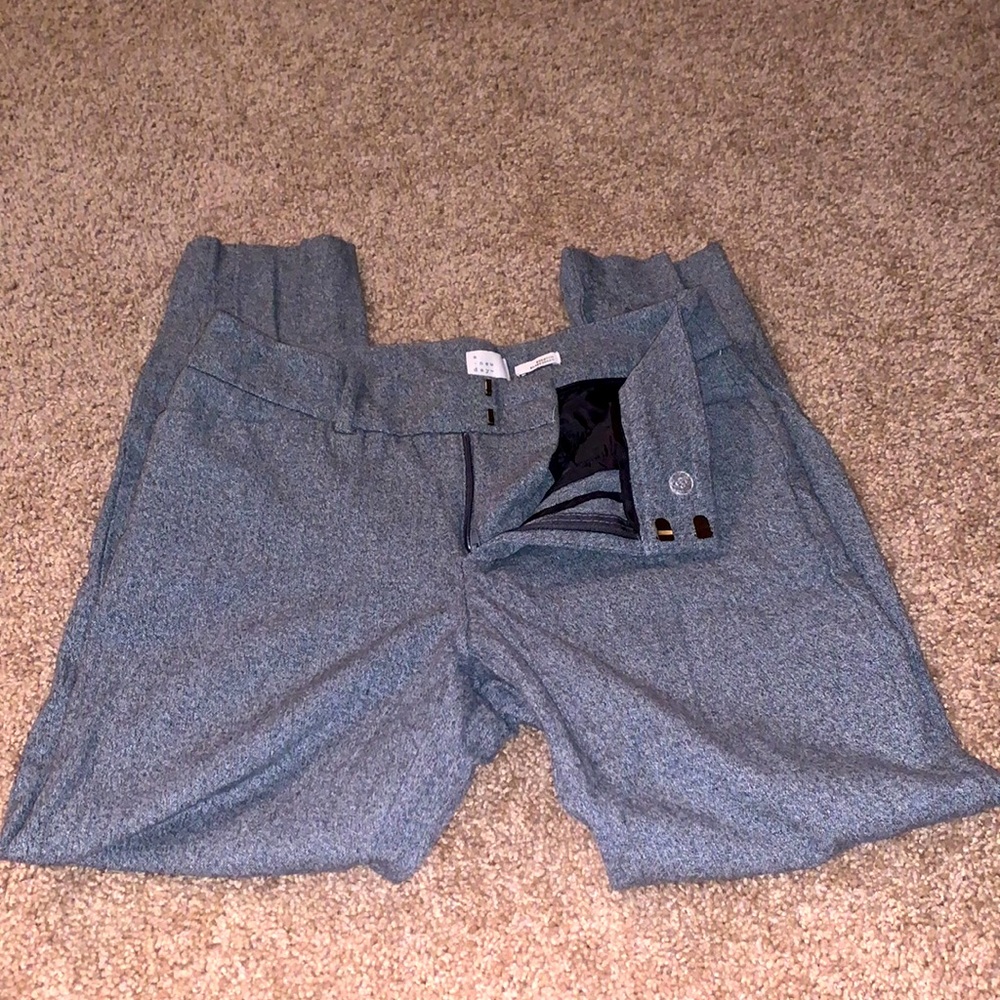 WOMENS ANKLE CUT GREY DRESS PANT